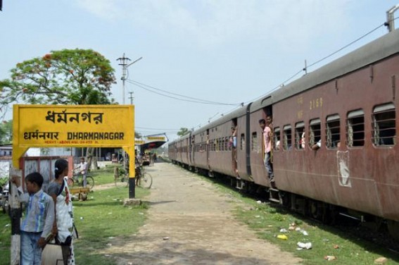 Beleaguered train service irks passengers in Tripura
